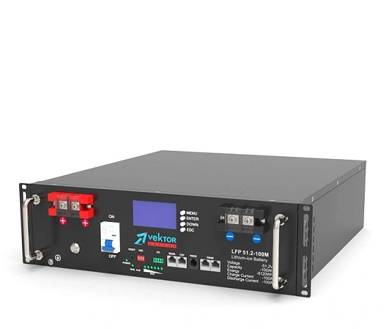 Литиевый аккумулятор Vektor Energy Smart BMS 100A LFP 51,2-100M