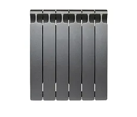 Радиатор Rifar (Рифар) Monolit 500 (6 секций), цвет черный Радиатор Rifar (Рифар) Monolit 500 (6 секций), цвет черный