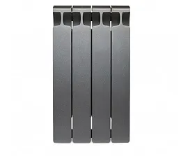 Радиатор Rifar (Рифар) Monolit 500 (4 секции), цвет черный
