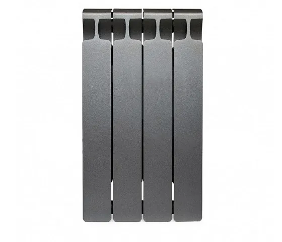 Радиатор Rifar (Рифар) Monolit 500 (4 секции), цвет черный