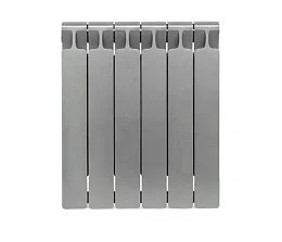 Радиатор Rifar (Рифар) Monolit 500 (6 секций), цвет серый