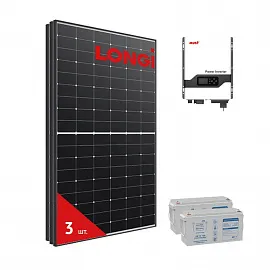 Солнечная электростанция 3 кВт (MUST PV18-3024 VHM, 24В, 150Ач)