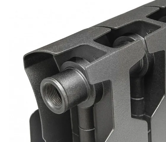 Радиатор Rifar (Рифар) Monolit 500 (10 секций), цвет черный