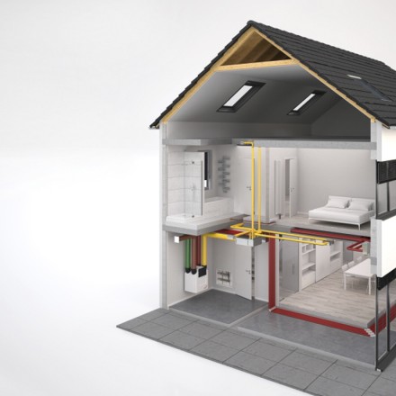 Вентиляционная установка ComfoAir Q450 TR с энтальпийным теплообменником