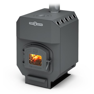 Печь-котёл ТОП-Аква 150 с водяным контуром и чугунной дверцей