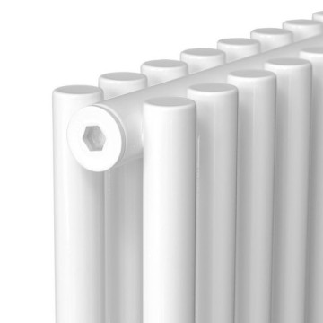 Радиатор Гармония А25 N 2-2000-4 RAL 9016, 4 секции, подключение боковое