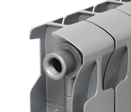 Радиатор Rifar (Рифар) Monolit 500 (4 секции), цвет серый