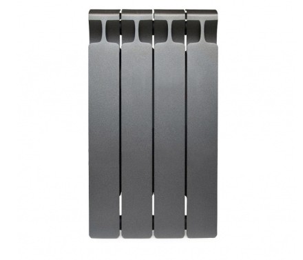 Радиатор Rifar (Рифар) Monolit 500 (4 секции), цвет черный