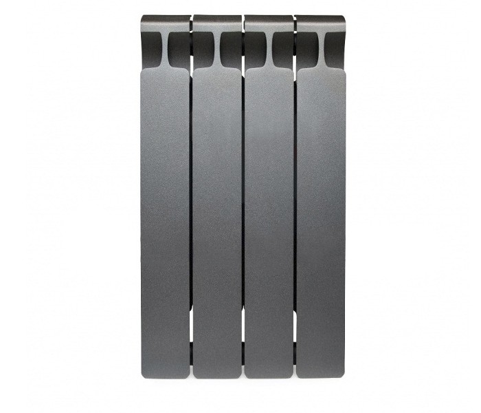 Радиатор Rifar (Рифар) Monolit 500 (4 секции), цвет черный