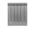 Радиатор Rifar (Рифар) Monolit 500 (6 секций), цвет серый