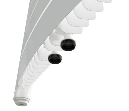 Вертикальный радиатор биметаллический Rifar Convex Ventil 500/18