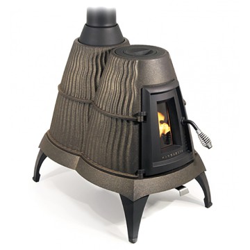 Отопительная чугунная печь Мангазея