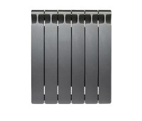 Радиатор Rifar (Рифар) Monolit 500 (6 секций), цвет черный