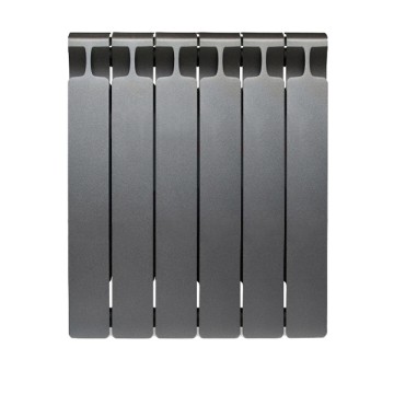 Радиатор Rifar (Рифар) Monolit 500 (6 секций), цвет черный