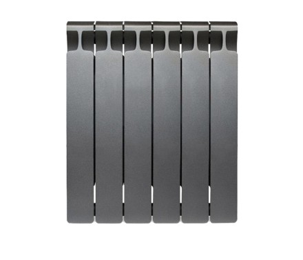 Радиатор Rifar (Рифар) Monolit 500 (6 секций), цвет черный