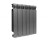 Радиатор Rifar (Рифар) Monolit 500 (6 секций), цвет черный