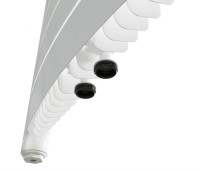 Вертикальный радиатор биметаллический Rifar Convex Ventil 500/22