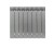 Радиатор Rifar (Рифар) Monolit 500 (8 секций), цвет серый