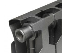 Радиатор Rifar (Рифар) Monolit 500 (10 секций), цвет черный