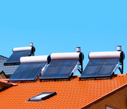 Термосифонный солнечный водонагреватель JNG-150 литров