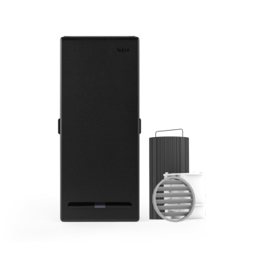 Рекуператор воздуха (энергосберегающий проветриватель, черный) VAKIO Base Smart