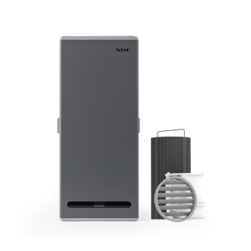 Рекуператор воздуха (энергосберегающий проветриватель, серый) VAKIO Base Smart