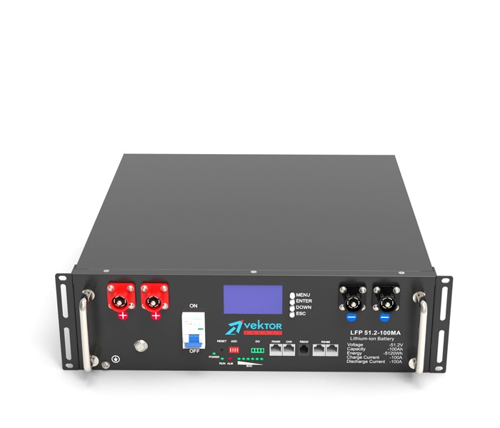 Литиевый аккумулятор Vektor Energy Smart BMS 100A LFP 48-100M 
