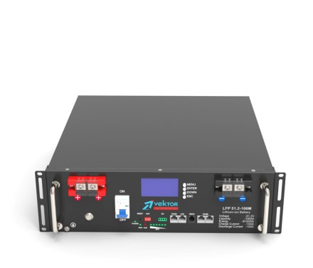 Литиевый аккумулятор Vektor Energy Smart BMS 100A LFP 51,2-100M