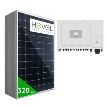 Сетевая солнечная станция 100 кВт (DEYE SUN-100)