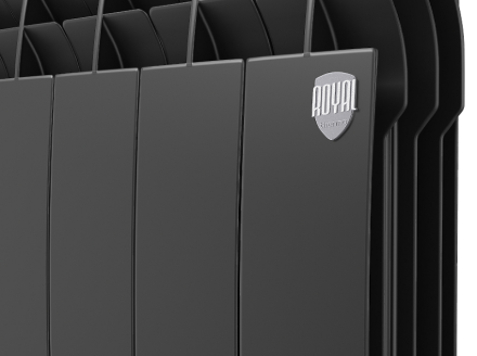 Радиатор алюминиевый Royal Thermo Biliner Alum 500 Noir Sable (4 секции)
