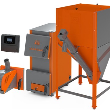 Пеллетный котел Куппер ОК-15 (2.0) с факельной горелкой Комфорт 26