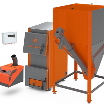 Пеллетный котел Куппер ОК-20 (2.0) с факельной горелкой Норма 26