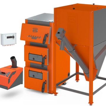 Пеллетный котел Куппер ПРО 22 (2,0) с факельной горелкой Норма 26