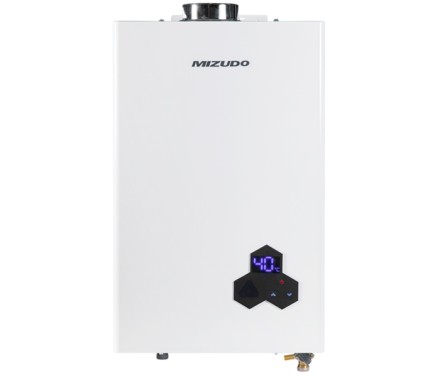 Турбированная газовая колонка MIZUDO ВПГ 4-14Т ТУРБО Oxygen free Euro, 14 л/мин
