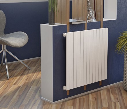 Радиатор Соло В 1-2000-10 RAL 9016, 10 секций, подключение боковое