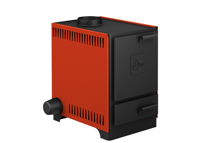 Твердотопливный котел СТЭН mini 7 терракот